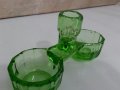 стара стъклена солница , снимка 4