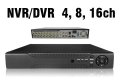 DVR 4, 8, 16ch видео записващи устройства за видео камери, снимка 1