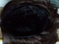 Нова права тъмно кестенява перука без бретон - 35 см. - мод.52, снимка 8