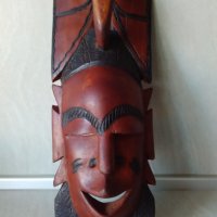 Африканска маска, снимка 1 - Статуетки - 24676101
