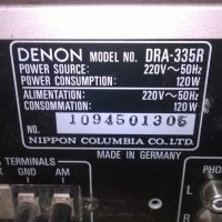 denon dra-335r-made in germany-за ремонт/части-внос швеицария, снимка 16 - Ресийвъри, усилватели, смесителни пултове - 23812512