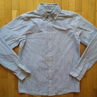 Tommy Hilfiger светлозелена и Carhartt раирана ризи мъжки, снимка 8 - Ризи - 24665238