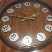 Ретро стенен часовник-Янтар , снимка 6 - Антикварни и старинни предмети - 24301565