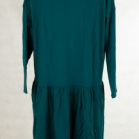 Зелена рокля с памук марка Last-past now, снимка 4 - Рокли - 25699760