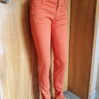 Оранжеви дънки М, снимка 2 - Дънки - 23142505