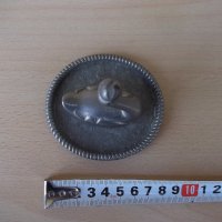 Лебед в чинийка бронзови - 168,6 гр., снимка 5 - Други ценни предмети - 20656735