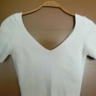 бяла елегантна и семпла дамска блуза, снимка 2 - Тениски - 10476209
