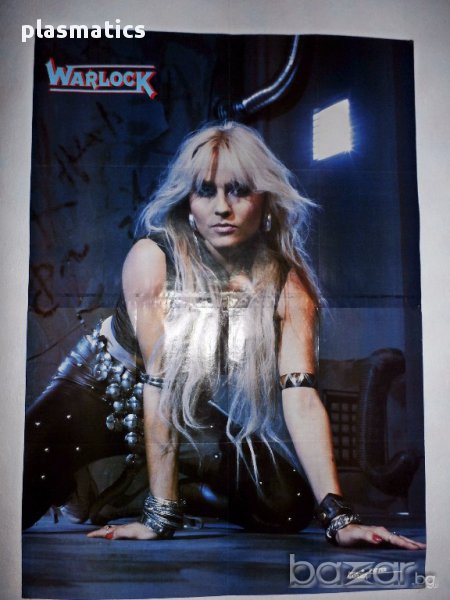 Doro Pesch - Warlock - poster / плакат - рок, снимка 1