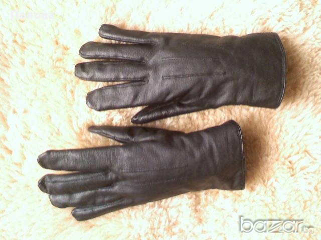 Естествена кожа-топли ръкавици, снимка 1