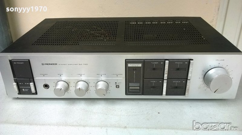 pioneer sa-740-stereo amplifier-made in japan-внос швеицария, снимка 1