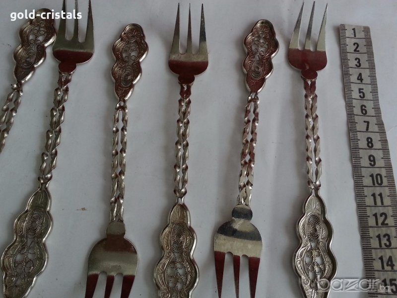  вилици и лъжици филигран, снимка 1