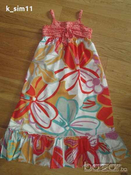 NEXT нова с етикет дълга цветна рокля за 3 г, снимка 1