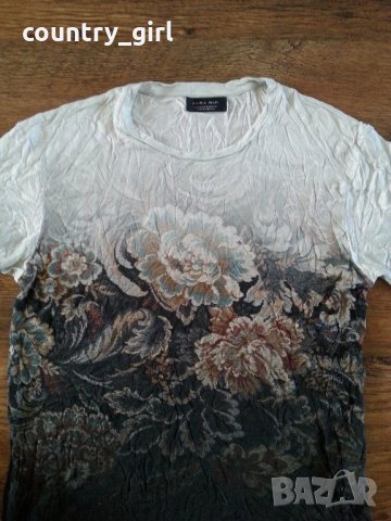 Zara Man  - страхотна мъжка тениска КАТО НОВА, снимка 7 - Тениски - 21614495