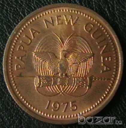 2 тоеа 1975, Папуа Нова Гвинея, снимка 2 - Нумизматика и бонистика - 7452626