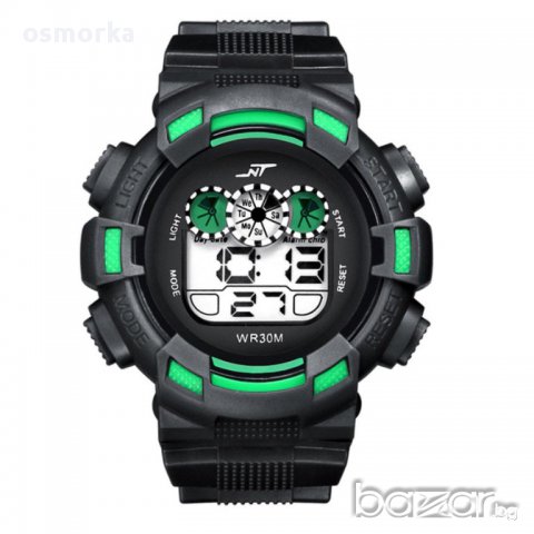 Нов спортен часовник с хронометър аларма много функции изгодно спорт маратон голям корпус подарък, снимка 3 - Мъжки - 13543843