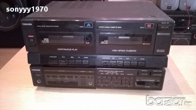 Toshiba amplifier+deck-внос швеицария, снимка 7 - Ресийвъри, усилватели, смесителни пултове - 13925289