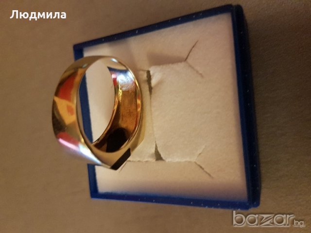 Златен мъжки пръстен, снимка 6 - Пръстени - 11072983