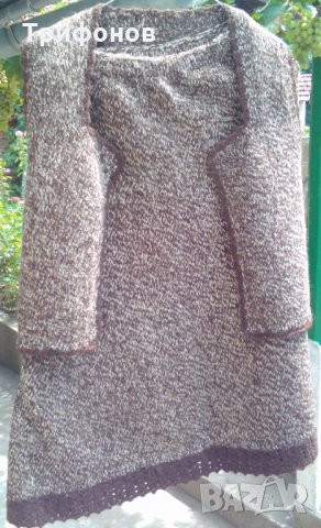 Нови ръчно плетени от чиста вълна жилетки и блузи, снимка 6 - Други - 23814132