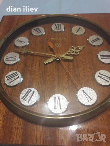 Ретро стенен часовник-Янтар , снимка 6 - Антикварни и старинни предмети - 24301565
