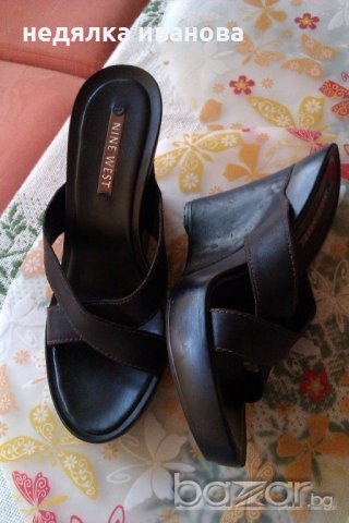 NINE WEST-маркови платформи естествена кожа, снимка 4 - Сандали - 19267061
