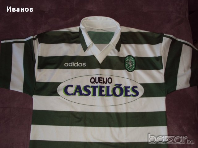 Колекционерска!! Тениска на Спортинг Лисабон с автографи на целия отбор, снимка 2 - Други ценни предмети - 15919006