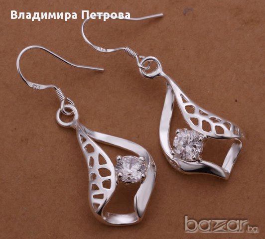 Обеци - Извивката на кристала , снимка 2 - Обеци - 8017535