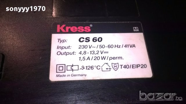 Kress cs60 lader charger-made in germany-внос швеицария, снимка 12 - Ударни инструменти - 14607137