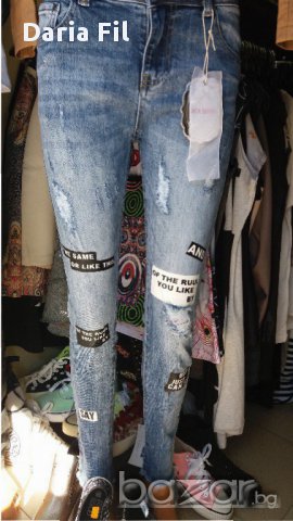 УНИКАЛНИ дънки , снимка 3 - Дънки - 17672281