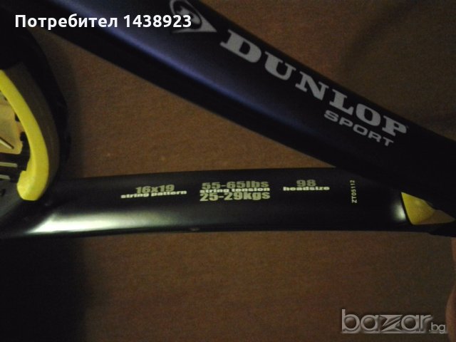 тенис ракета DUNLOP, снимка 6 - Тенис - 19749577