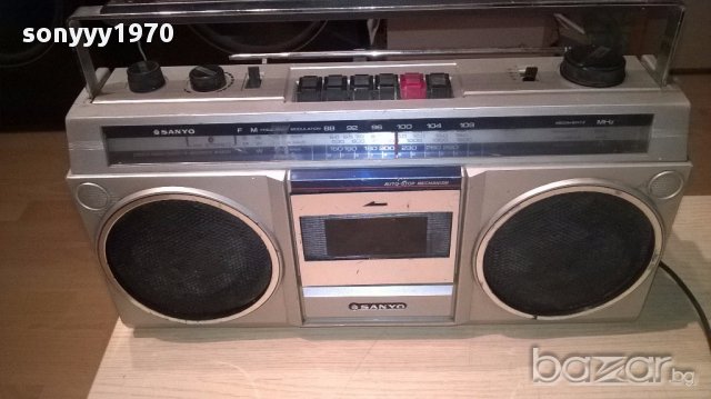  sanyo m9800l-japan-ретро касетофон-внос швеицария, снимка 8 - Радиокасетофони, транзистори - 16344767