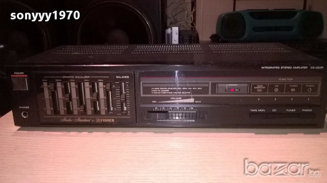 fisher amplifier-made in japan-внос швеицария, снимка 10 - Ресийвъри, усилватели, смесителни пултове - 14221027