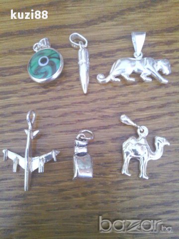 Продавам сребърни висулки, снимка 3 - Колиета, медальони, синджири - 11736600