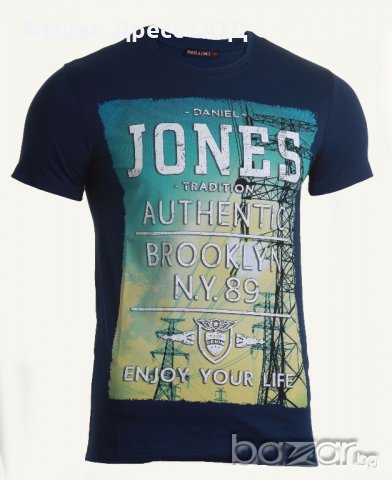 Мъжка тениска Jones - 4 Цвята, снимка 2 - Тениски - 18434356