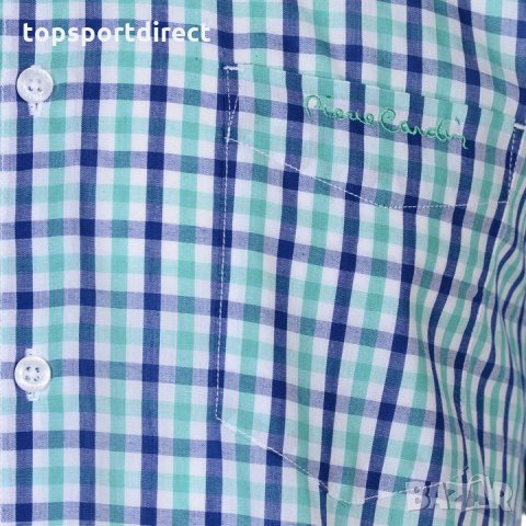 P.Cardin 100%original Мъжка риза къс ръкав НОВО внос Англия. , снимка 2 - Ризи - 20867471