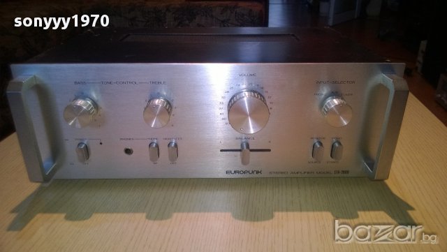 eurofunk model-efa 2000-stereo amplifier-made in japan-нов внос от швеицария, снимка 3 - Ресийвъри, усилватели, смесителни пултове - 9222696