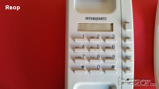 Английски Телефон с Памет INTERQUARTZ Voyager Small Print с Бутони, снимка 3 - Други - 16764105