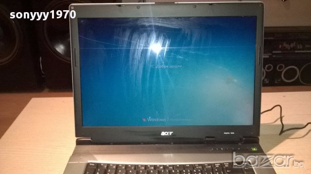 Acer laptop+adaptor-здрав работещ-внос швеицария, снимка 3 - Лаптопи за дома - 13788452