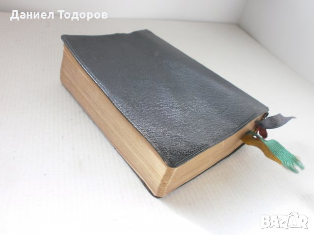 Стара  Немска Библейска Книга с Позлатени Страници, снимка 2 - Антикварни и старинни предмети - 23412742