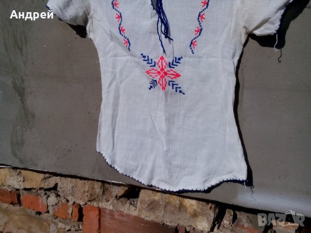 Стара детска етно риза #2, снимка 3 - Антикварни и старинни предмети - 24353786
