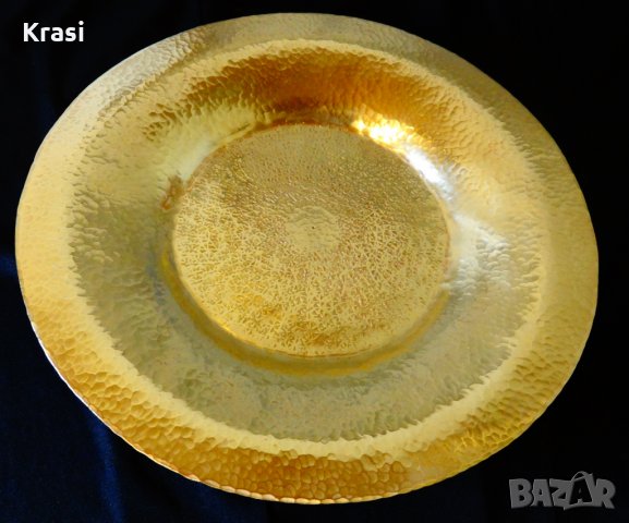 Бронзов съд за сервиране 1.2 кг.,плато,фруктиера , снимка 5 - Антикварни и старинни предмети - 24775791