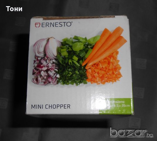 Еrnesto mini chopper ръчен мултифункционален чопър, снимка 4 - Други - 21323435