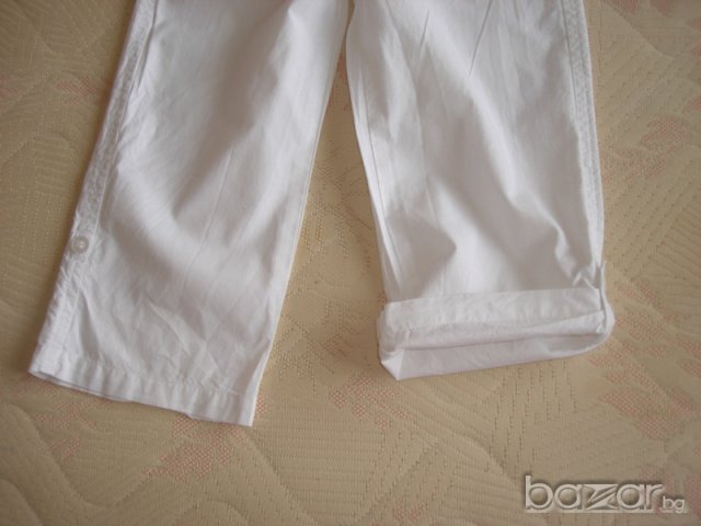 Бял панталон за момиченце, 098 см. , снимка 4 - Детски панталони и дънки - 16392774