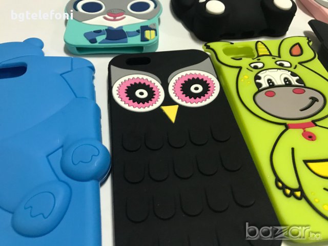 3D цветен силикон за iPhone 5/5s/5se,iPhone 6/6s, снимка 2 - Калъфи, кейсове - 17624487