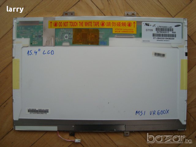 MSI Megabook Vr600x лаптоп на части, снимка 5 - Части за лаптопи - 10082297