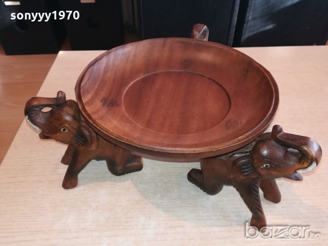 ретро колекция-композиция три слона-внос швеицария 33х14см, снимка 4 - Колекции - 20932427