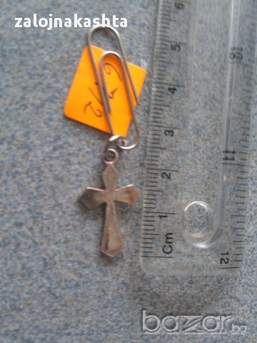 Сребърен кръст 1,60гр, снимка 4 - Колиета, медальони, синджири - 17915305