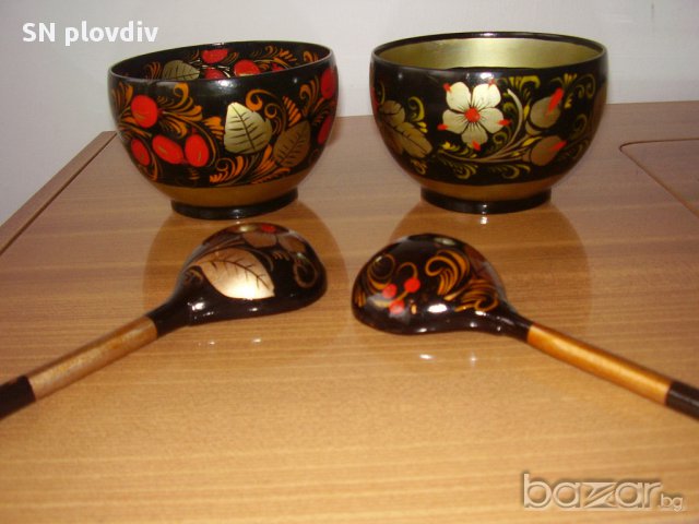 руски ръчно рисувани сувенири , снимка 4 - Декорация за дома - 12883829