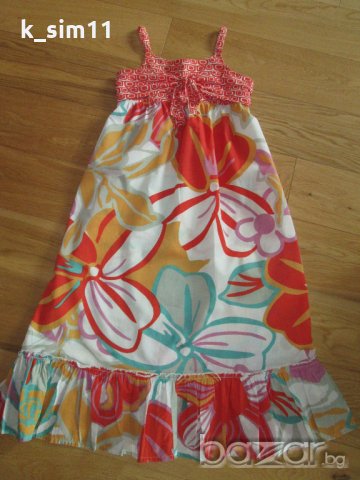 NEXT нова с етикет дълга цветна рокля за 3 г