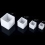 4 размера 3D КУБ квадрат силиконов молд форма калъп смола за сладкарство и бижута декорация свещи гл