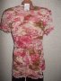 Блуза на цветя в розово, M, L размер, снимка 3